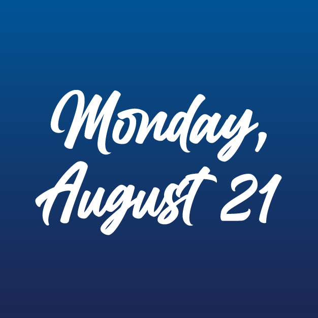 Monday, August 21